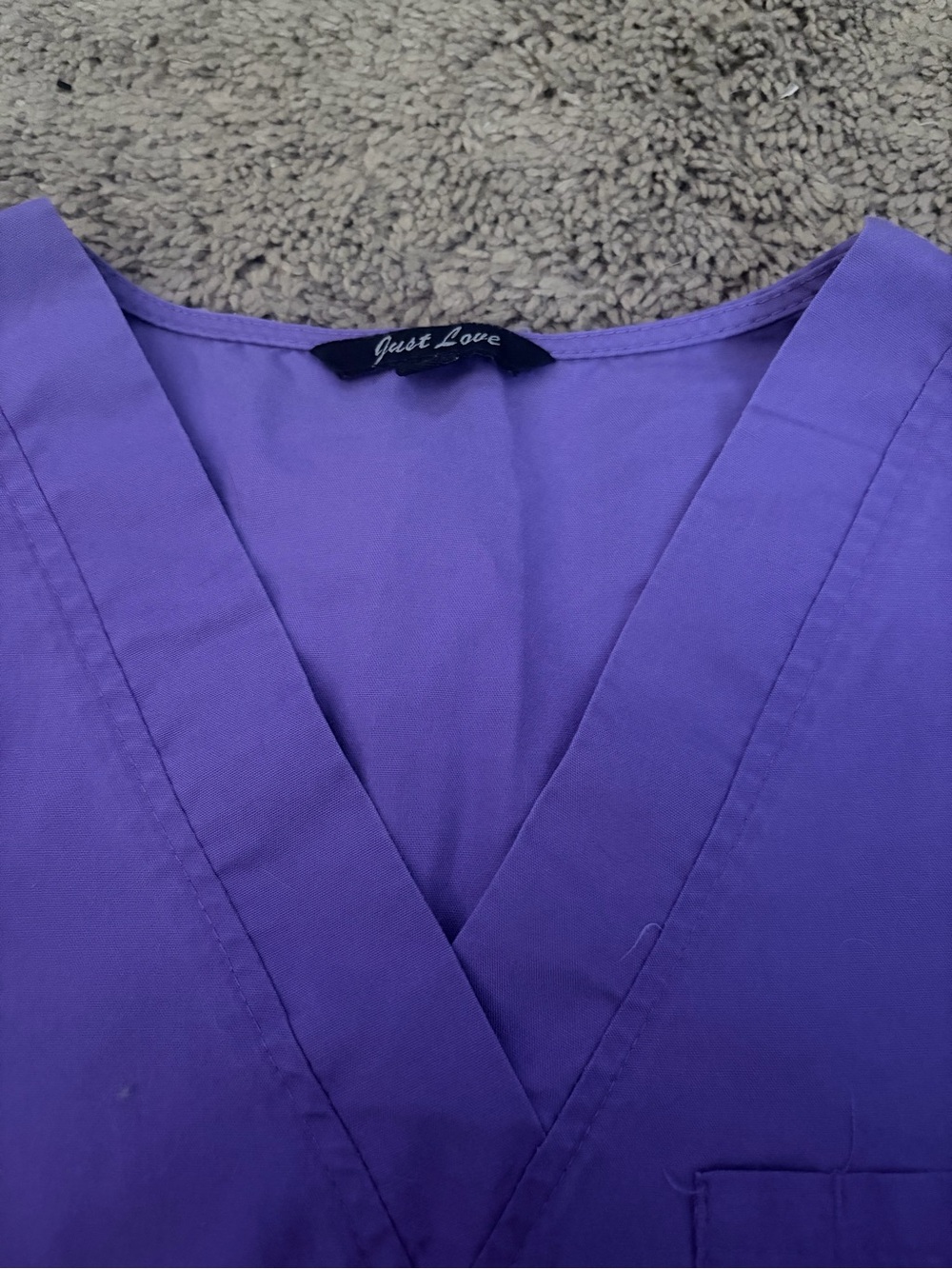 Purple Scrub Set